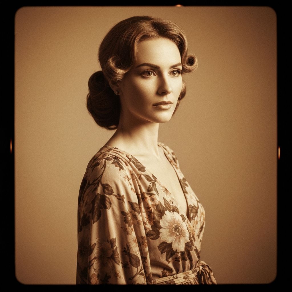 Vintage inspired portrait